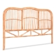Bed Headboard Queen Bedhead Rattan - NERO Pine