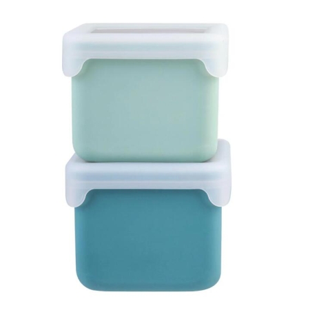 Melii Luxe Set of 2 Silicone Snack Containers 236ml
