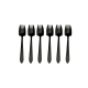 Splayd Black Label 6 Piece Cake Fork Set