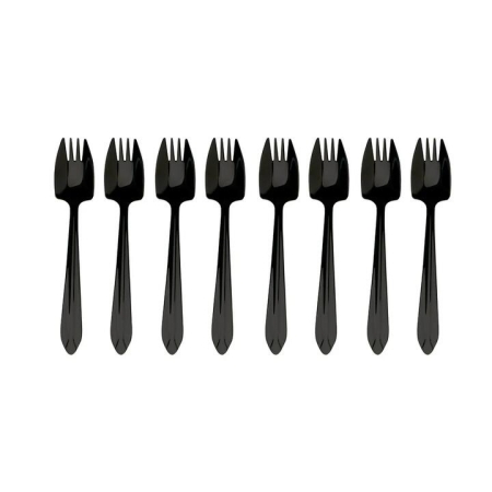 Splayd Black Label 8 Piece Cake Fork Set