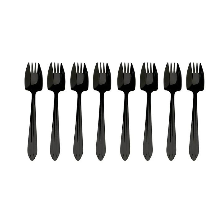 Splayd Black Label 8 Piece Cake Fork Set