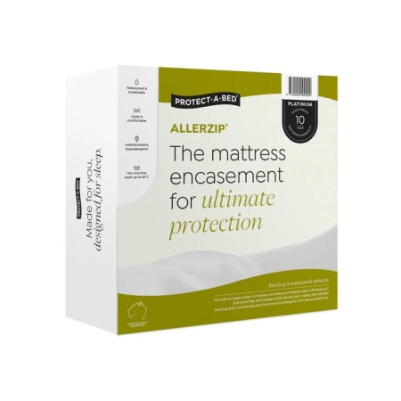 Protect-A-Bed Allerzip Mattress Encasement Mattress Protector-Queen