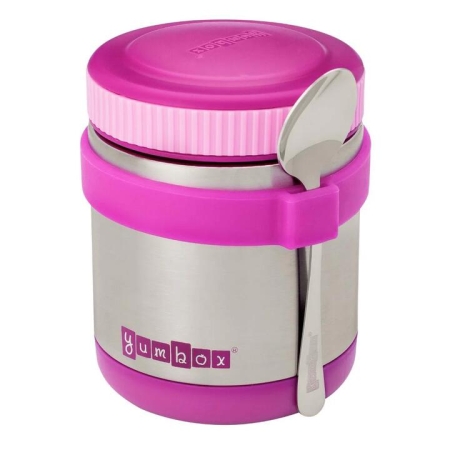 Yumbox Zuppa Stainless Steel Triple Wall Thermal Food Jar with Spoon 420ml