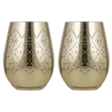 Tempa Chantelle Set of 2 Stemless Glasses