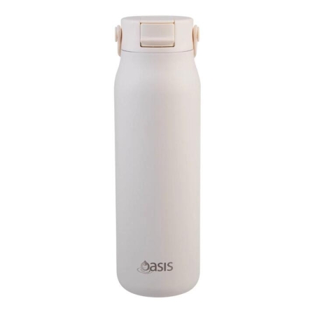 Oasis Ceramic Lined Stainless Steel Double Wall Insulated Sorrento Sipper Bottle 900ml