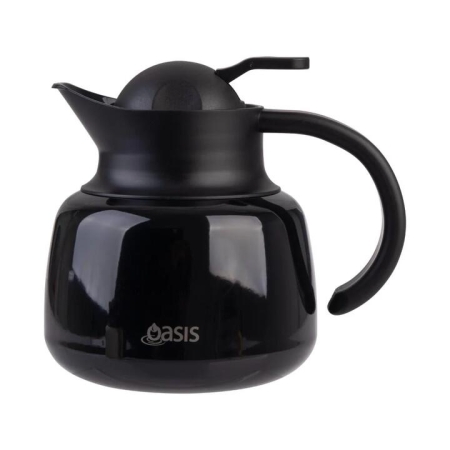 Oasis Stainless Steel Double Wall Insulated Teapot with Strainer 750ml