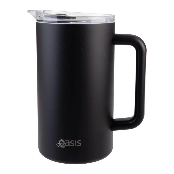 Oasis Ceramic Lined Stainless Steel Triple Wall Insulated Water Pitcher