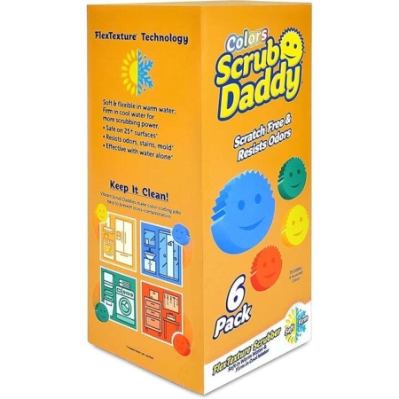 Scrub Daddy Colours 6 Pack