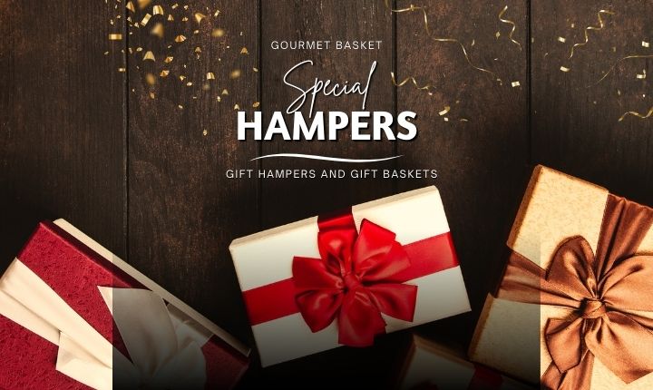 White and Brown Warm Minimalist Hampers Sale Instagram Post