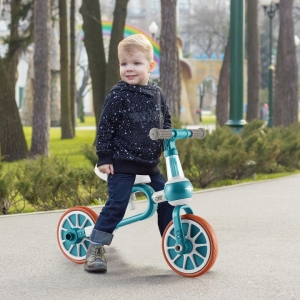 Costway4-in-1 Kids Trike Bike with Adjustable Parent Push Handle for Kids Aged 2-4-Green