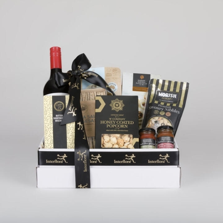 Red Wine and Gourmet Treats Hamper | Interflora | Online Florist and Flower Delivery Across Australia