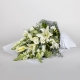 White Floral Funeral Bouquet | Interflora | Online Florist and Flower Delivery Across Australia