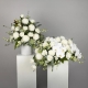 Neutral Chapel Bowl & Deluxe Casket Cover Duo | Interflora | Online Florist and Flower Delivery Across Australia