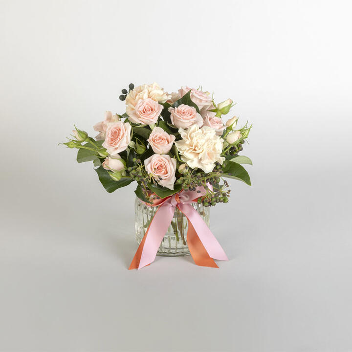 Pink Rose Vase Arrangement | Interflora | Online Florist and Flower Delivery Across Australia