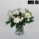 White and Pink Roses in a Vase | Interflora | Online Florist and Flower Delivery Across Australia