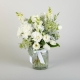 White Snapdragon Bouquet in Vase | Interflora | Online Florist and Flower Delivery Across Australia