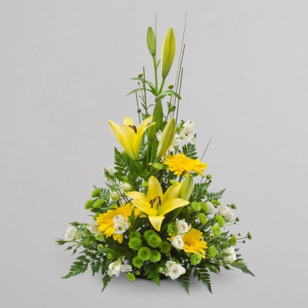 Yellow Lily & Gerbera Arrangement | Interflora | Online Florist and Flower Delivery Across Australia