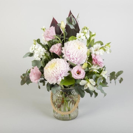 Pink Flower Bouquet in Vase | Interflora | Online Florist and Flower Delivery Across Australia