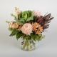 Peach & Green Flower Bouquet in Vase | Interflora | Online Florist and Flower Delivery Across Australia