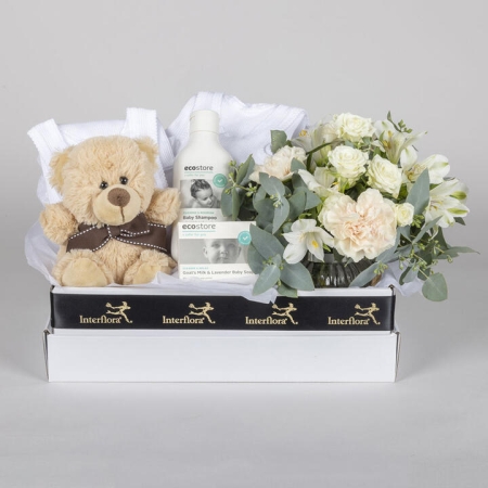 Baby Hamper with Flowers | Interflora | Online Florist and Flower Delivery Across Australia