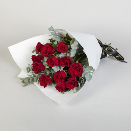 12 Red Rose Bouquet | Interflora | Online Florist and Flower Delivery Across Australia