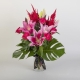 Pink Lily & Rose Vase Arrangement | Interflora | Online Florist and Flower Delivery Across Australia