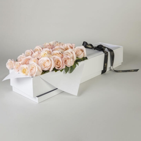 24 Pink Roses in Presentation Box | Interflora | Online Florist and Flower Delivery Across Australia