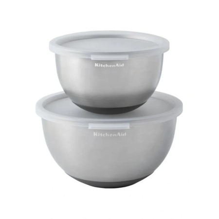 Kitchenaid Set of 2 Stainless Steel Mixing Bowls