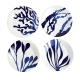 Royal Doulton Set of 4 Pacific Assorted Plates 24cm
