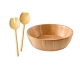 Ambrosia Kove Salad Bowl and Servers Set