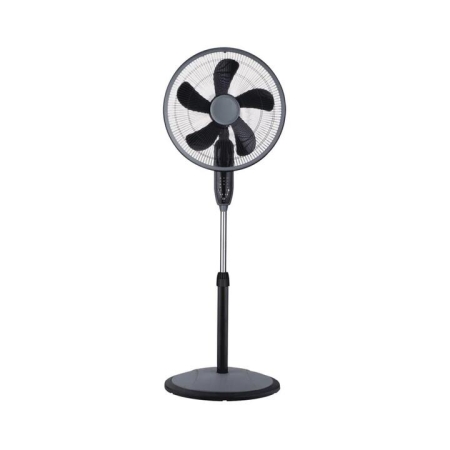 Adjustable Figure 8 Pedestal Fan Size 46.5X43.5X133cm by Heller