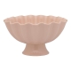 Ecology Ruffle Footed Bowl 24cm Pink Salt