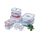 Glasslock 10 Piece Tempered Glass Container Set
