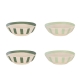 Davis & Waddell Saltara Set of 4 Bamboo Bowls