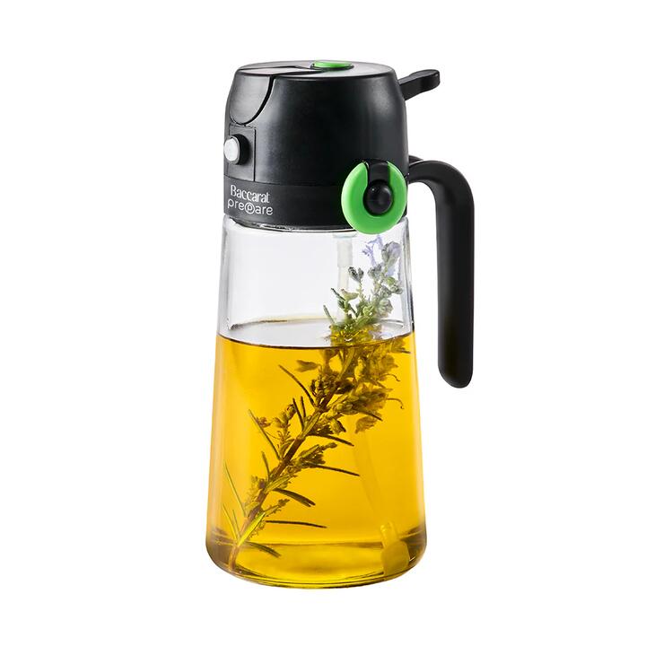 Baccarat Prepare 2 In 1 Oil Bottle Black