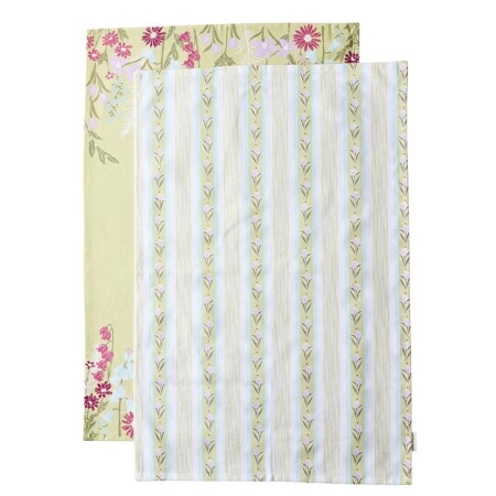 Fleur & Field Set Of 2 Tea Towels