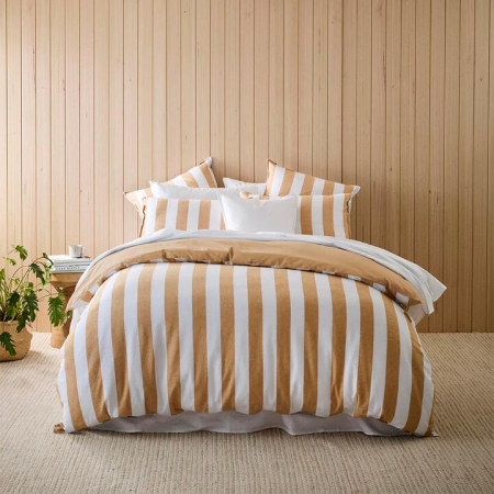 MyHouse Cotton Linen Quilt Cover Set-Queen