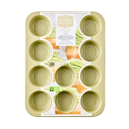 Bakers Delight Cuisson 12 Cup Muffin Pan Matcha