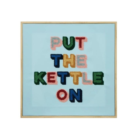 Emporium Put The Kettle On Tufted Wall Art