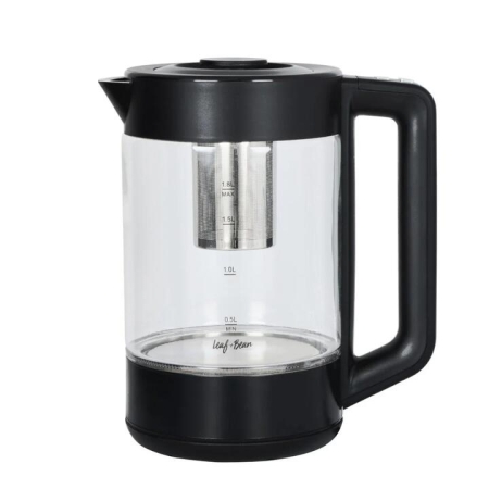 Leaf & Bean Electric Glass Infusion Digital Kettle 1.8L