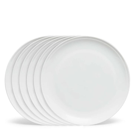 Salt & Pepper Edge Dinner Plates 27.5cm - Set of 6