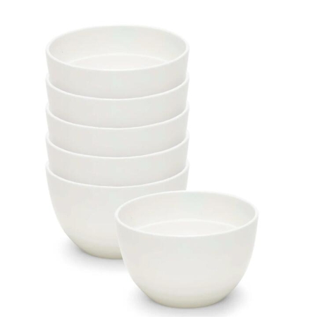 Salt & Pepper Edge Noodle Bowls 15 x 9cm - Set of 6