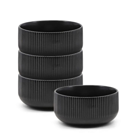 Salt & Pepper Brae Rice Bowls 12 x 6cm - Set of 4