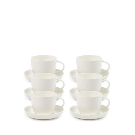 Salt & Pepper Canteen Espresso Cups & Saucers 170mL - Set of 6