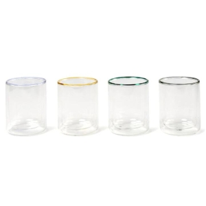 Salt & Pepper Brew Double Wall Latte Glasses 260mL - Set of 4