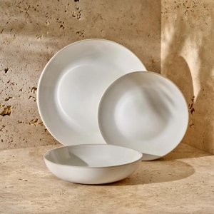Salt & Pepper Riley 12 Piece Dinner Set