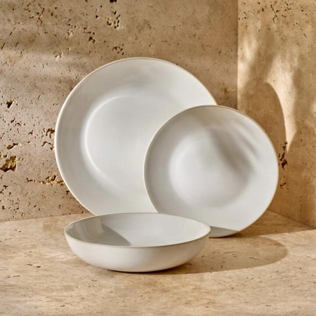 Salt & Pepper Riley 12 Piece Dinner Set