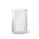 Salt & Pepper Swirl Hurricane Vase 10 x 15cm
