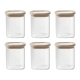 Ecology Store Set of 6 Square Spice Jars