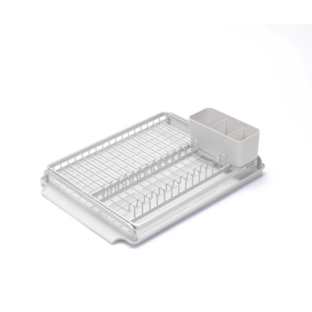 Dish Drying Rack Compact Dark Size 48X11.5X21.5cm in Dark Grey by Brabantia-Dark Grey/Compact